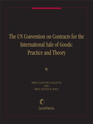 cover image of The UN Convention on Contracts for the International Sale of Goods
